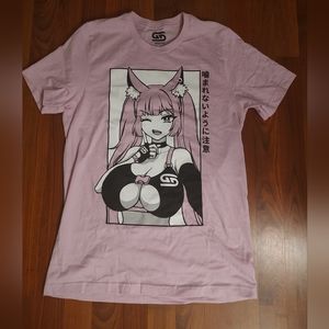 Gamersupps Frisky Kitty Waifu Tee